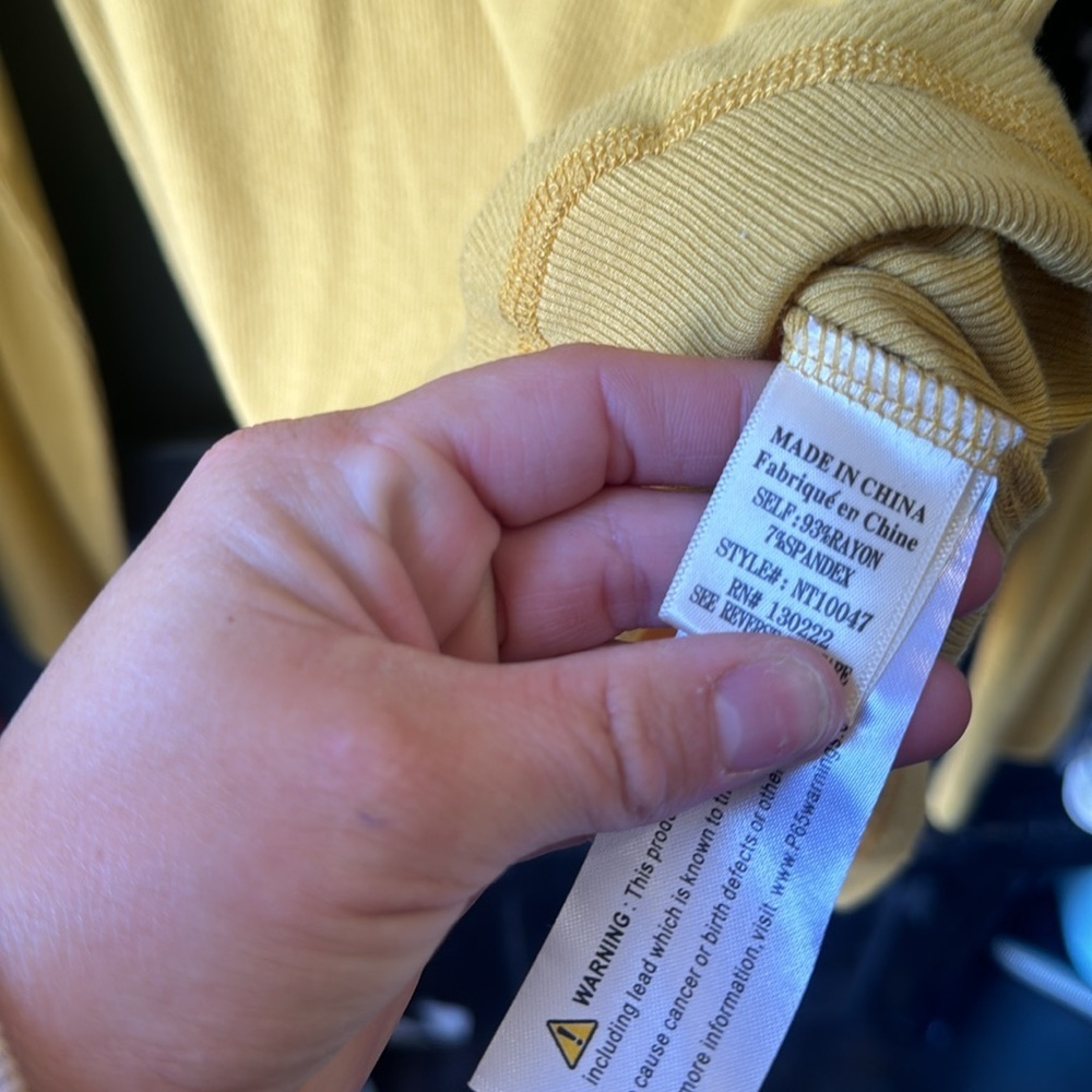 Mustard Henley - Picture 3 of 5